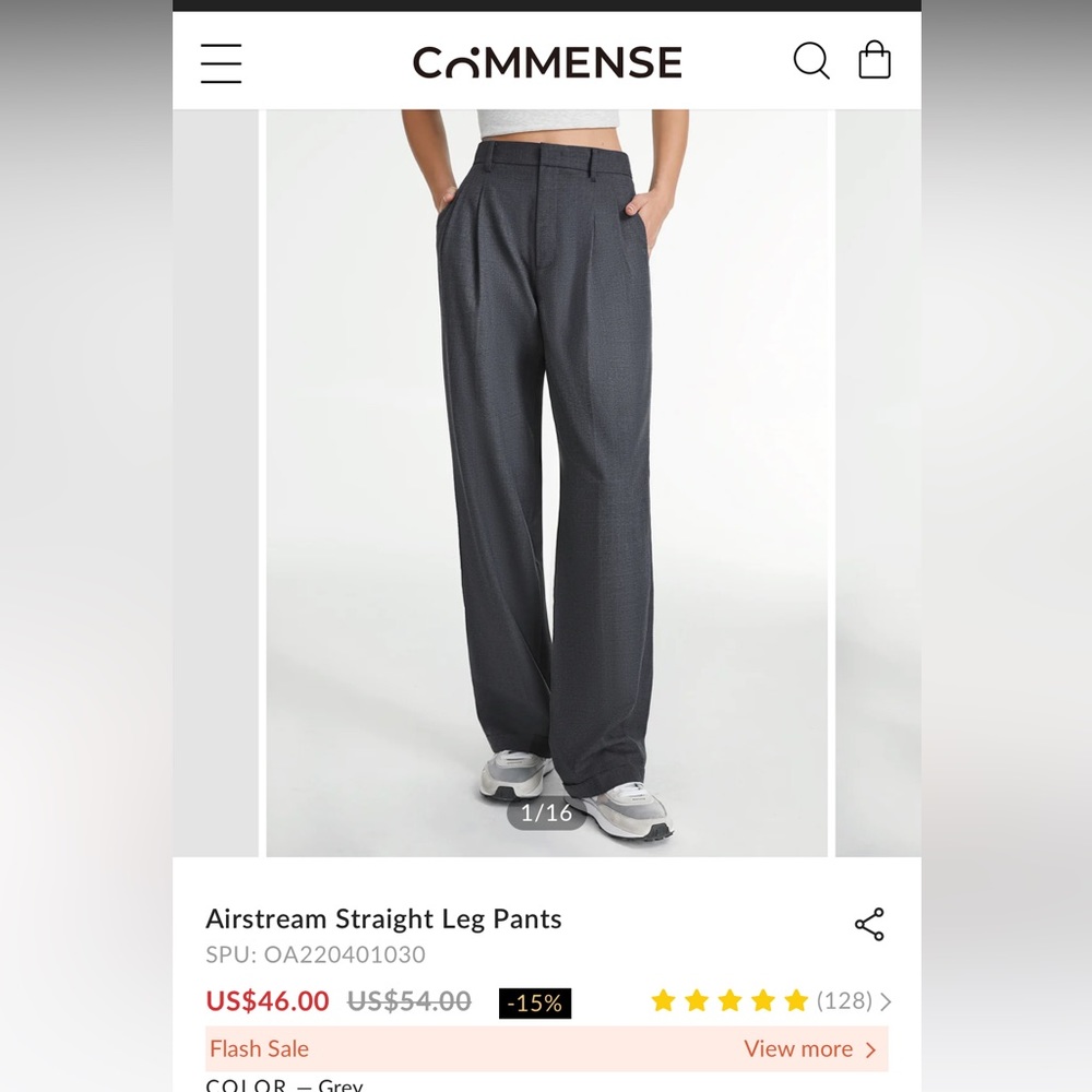 Airstream straight leg pants